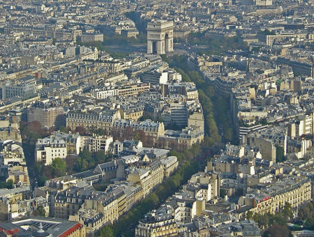 Arc de Triomphe in Paris France