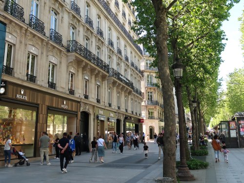 Champs Elysees, Paris France
