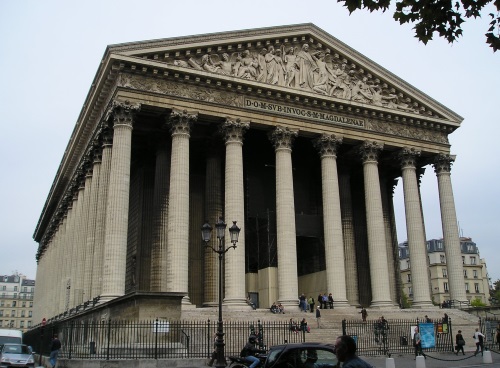 Eglise de la Madeleine in Paris France