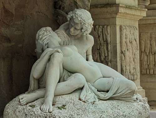 Medici Fountain in Paris France