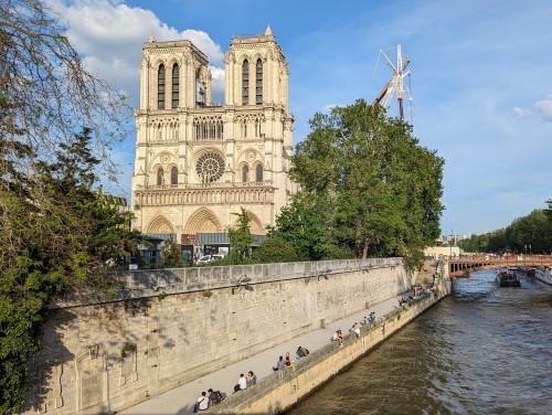 Notre Dame Cathedral in Paris France