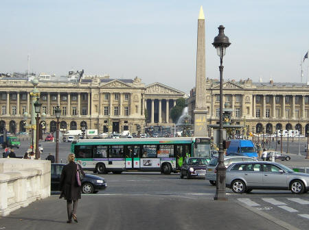 Bus System in Paris France