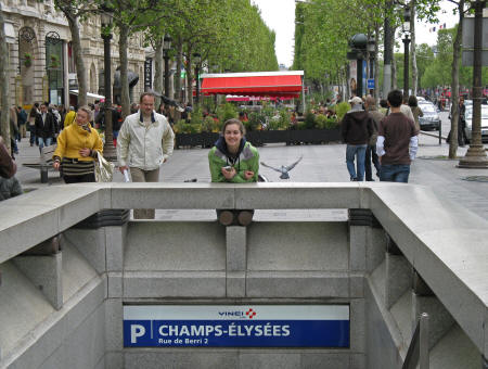 Paris Metro Station