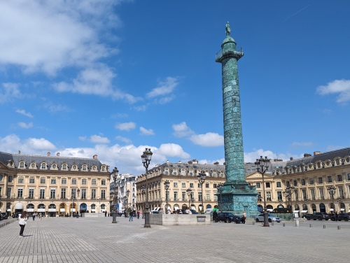 Place Vendome in Paris France