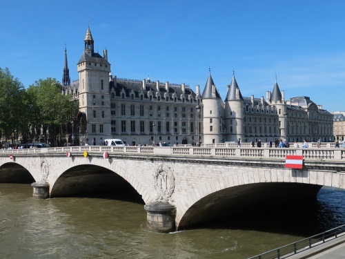 Pont au Change Bridge in Paris France