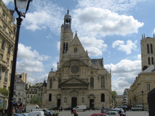 Saint-Etienne-du-Mont in Paris France